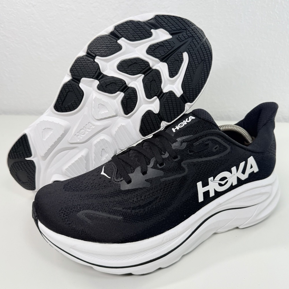 Hoka Clifton 10 Running Shoes Men 13 EEEE Wide Black Sneakers Gym Run New No Box